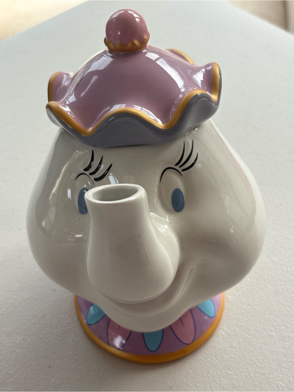 Disney Parks Exclusive Mrs Potts Ceramic Teapot Beauty and the Beast 2018